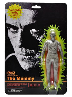 Universal Monsters Retro Glow-In-The-Dark The Mummy NECA Figure
