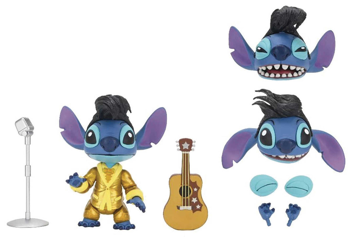Lilo & Stitch Ult Gold Suit Elvis Stitch 7 In Action Figure