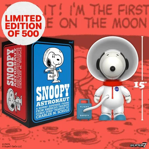 Peanuts Supersize Vinyl Snoopy White Spacesuit