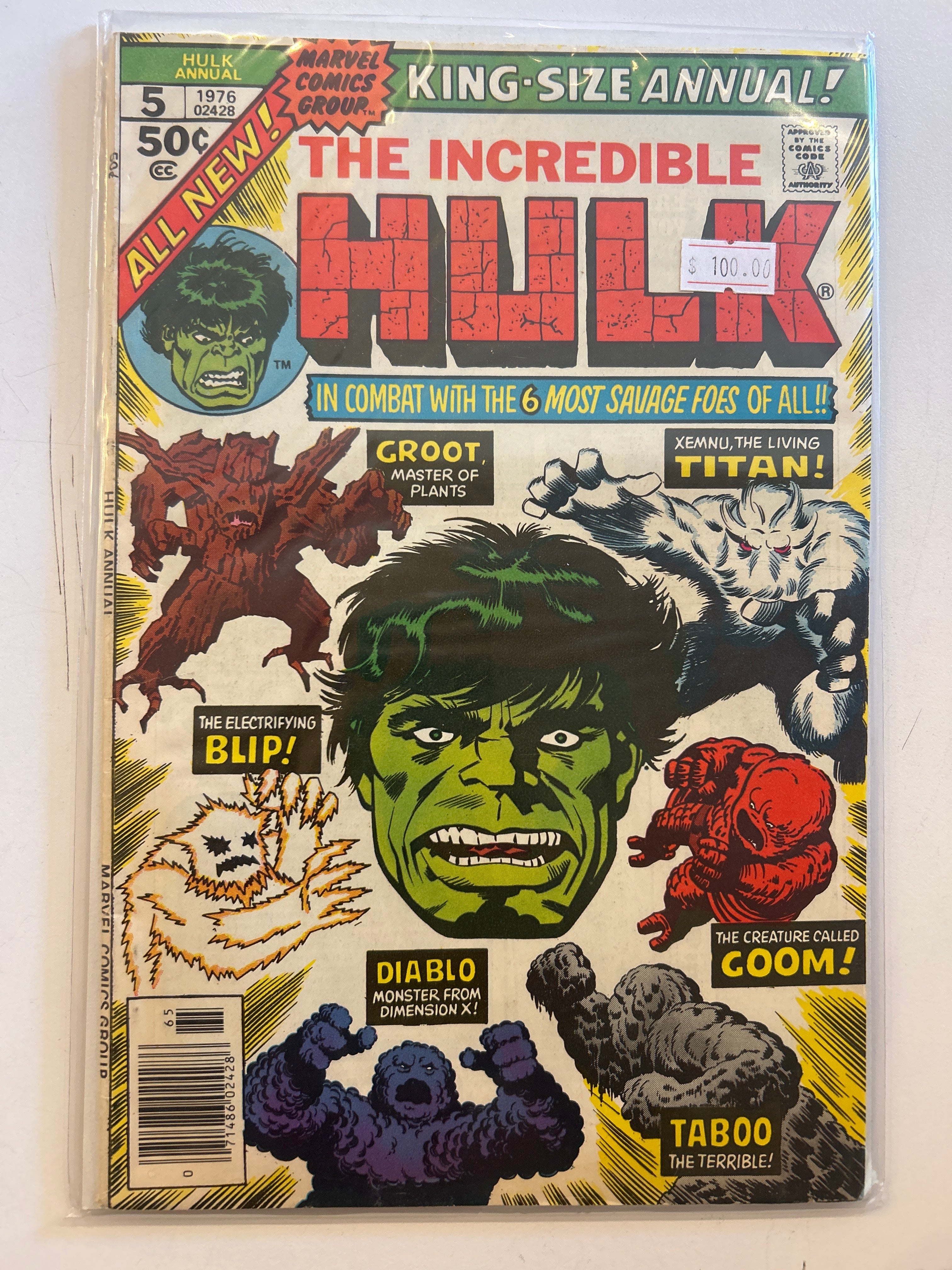 The Incredible Hulk Vol. 1 Annual #5 (1968-1999, 2009-2010)