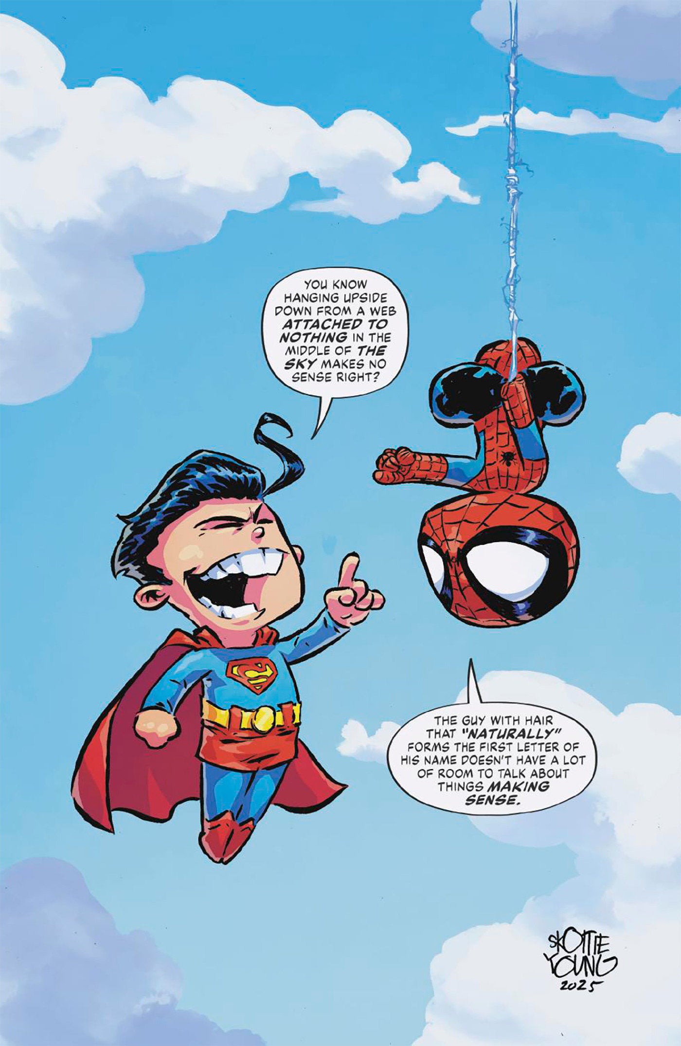 Marvel/DC: Spider-Man/Superman #1 Skottie Young Full Art Variant