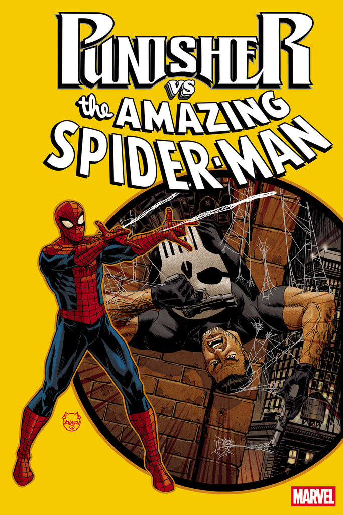 Punisher vs. Spider-Man #1 Dave Johnson Foil Variant – Silver Snail