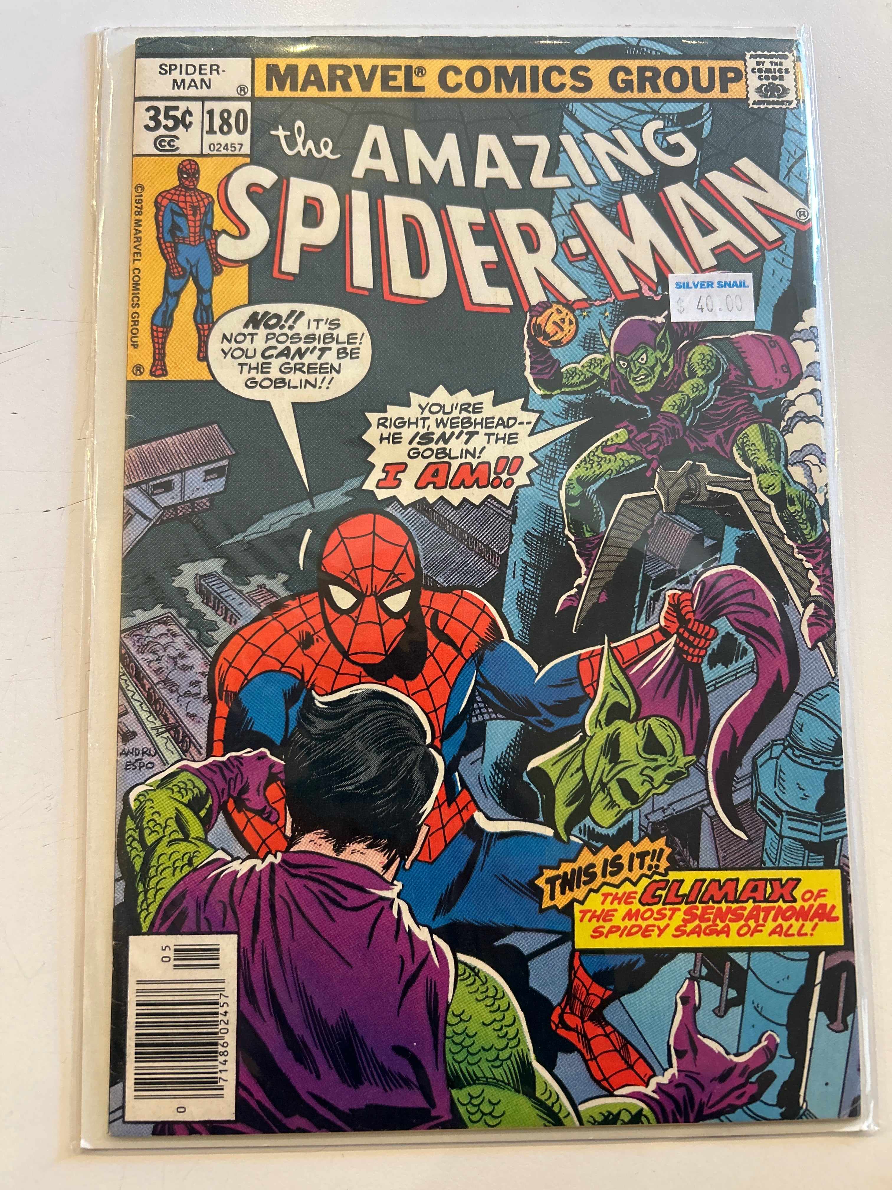 The Amazing Spider-Man Vol. 1 (1963-1998, 2003-2014) #180