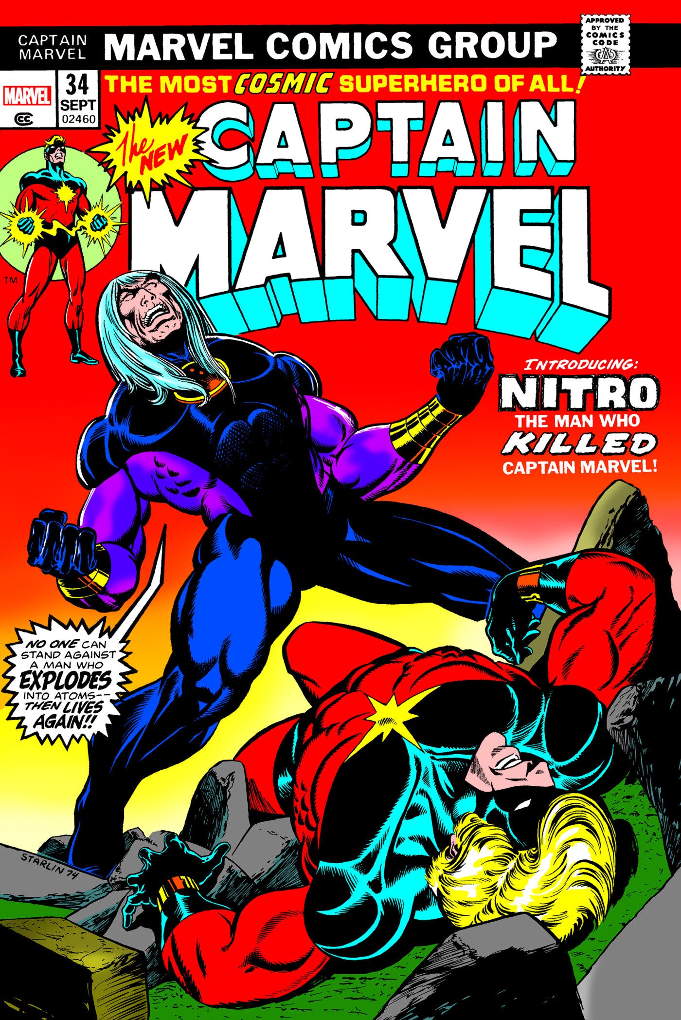 Death Of Captain Marvel Omnibus Variant [Direct Market Only]