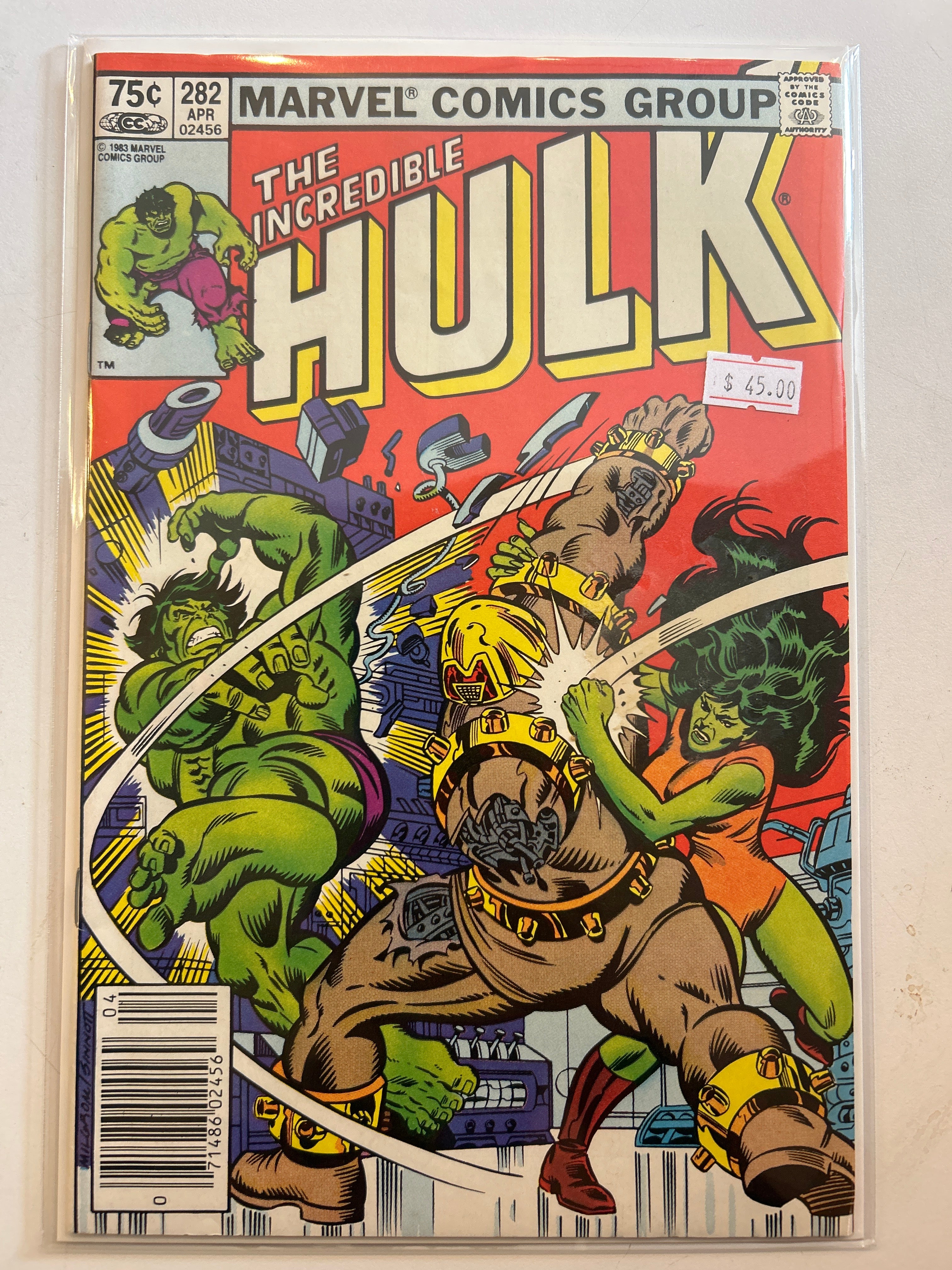 The Incredible Hulk Vol. 1 #282 (1968-1999, 2009-2010)