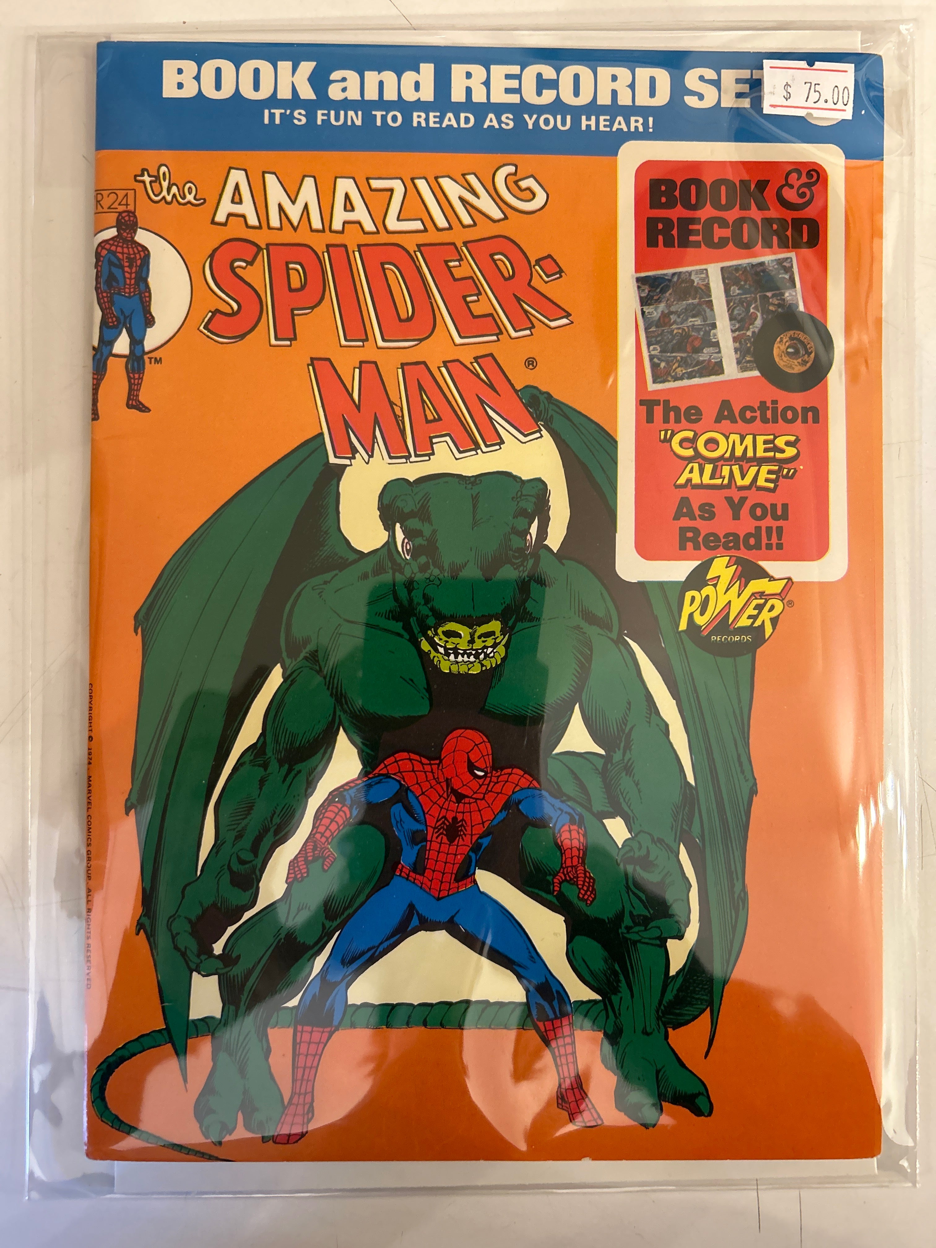 Amazing Spider-Man Book and Record Set