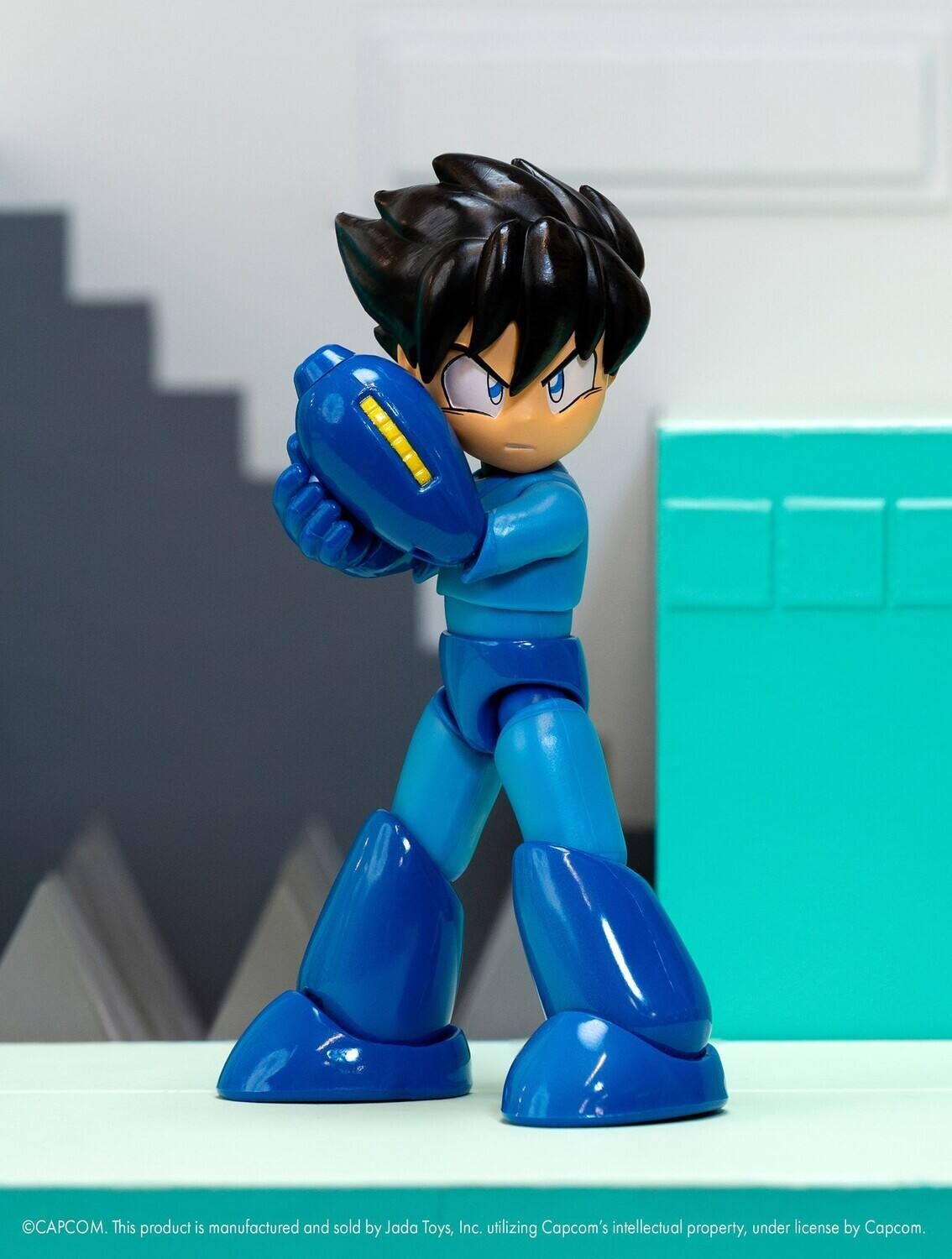 Mega Man Wave 3 Mega Man Action Figure with Neo Metal Figure – 1:12 Deluxe Scale