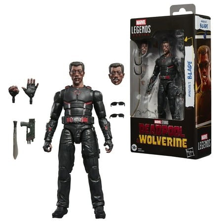 Marvel Legends Series Marvel's Blade Marvel Studios' Deadpool & Wolverine Movie Collectible 6-Inch Action Figure Gift