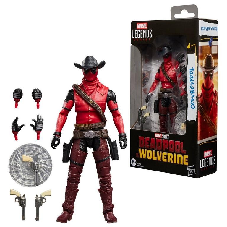 Marvel Legends Series Cowboypool Marvel Studios' Deadpool & Wolverine Movie Collectible 6-Inch Action Figure Gift
