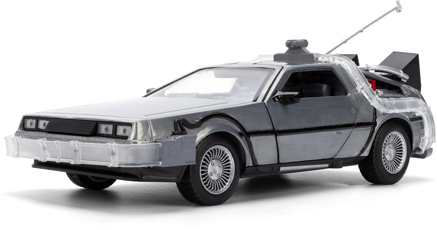 Back to the Future I Time Machine & Dr. E. Brown Enterprise Truck – 40th Anniversary Limited Edition Die-Cast Set by Jada Toys 1:24 Scale – Colle