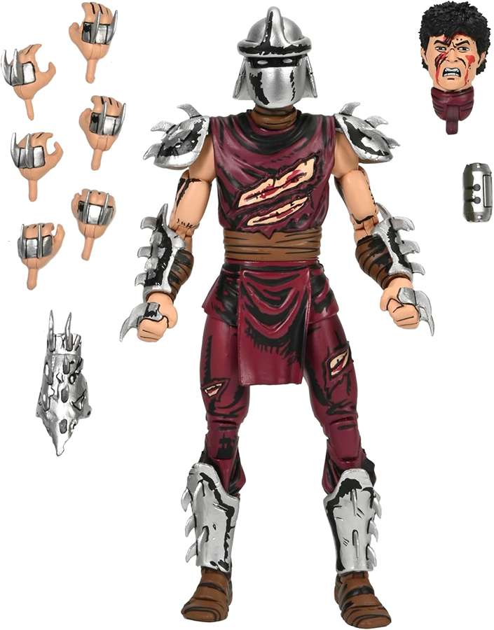 Teenage Mutant Ninja Turtles Mirage Comics Battle Damaged Shredder 7 In Action Figure