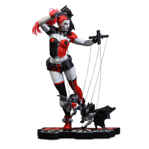DC Direct Harley Quinn Red White & Black By Emanuela Statue