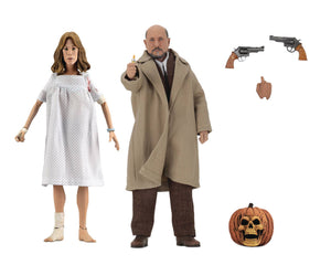 Halloween 2 Doctor Loomis & Laurie Strode 8 Inch Retro Action Figure 2 Pack