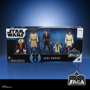 Star Wars Celebrate The Saga 3-3/4IN Jedi Order 5pc Action Figure Set