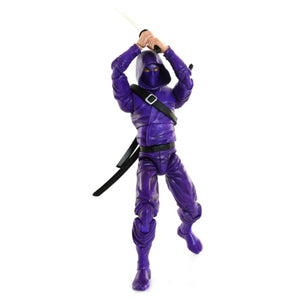 Articulated Icons Basic Ninja Purple 6 Inch Action Figure