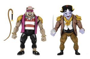 Turtles in Time Rocksteady & Bebop Action 7 Inch Action Figures 2 Pack