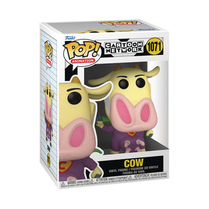 Pop Animation Cow and Chicken Super Cow Pop Vinyl