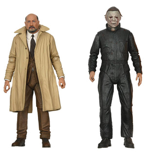 Halloween 2 Michael Myers & Dr Loomis 7 Inch Action Figure 2 Pack