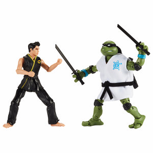TMNT X Cobra Kai Leonardo VS Miguel Diaz KAI Action Figure 2 Pack