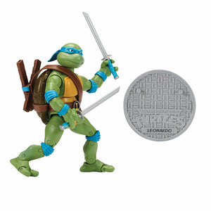 TMNT Classic Leo VS Rocksteady 2 Pack Action Figures