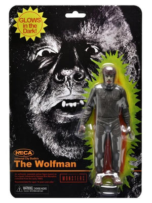 Universal Monsters Retro Glow-In-The-Dark The Wolfman NECA Figure